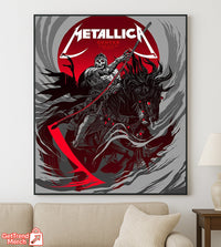 Metallica M72 Denver 2025 Tonight In Denver Setlist by Becky Cloonan Poster & Canvas - Merch Collect