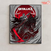 Metallica M72 Denver 2025 Tonight In Denver Setlist by Becky Cloonan Poster & Canvas - Merch Collect