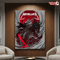 Metallica M72 Denver 2025 Tonight In Denver Setlist by Becky Cloonan Poster & Canvas - Merch Collect