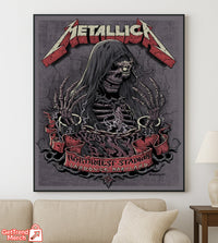 Metallica M72 Landover 2025 Setlist Poster & Canvas - Merch Collect