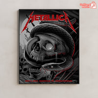 Metallica M72 Nashville 2025 Setlist Poster & Canvas - Merch Collect
