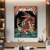 Metallica M72 Blacksburg 2025 Setlist Poster & Canvas - Merch Collect