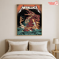 Metallica M72 Blacksburg 2025 Setlist Poster & Canvas - Merch Collect