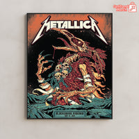 Metallica M72 Blacksburg 2025 Setlist Poster & Canvas - Merch Collect