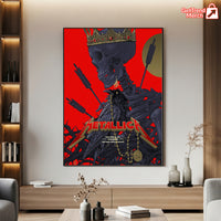 Metallica M72 Columbus May 9 2025 Snake & Skeleton Poster & Canvas - Merch Collect
