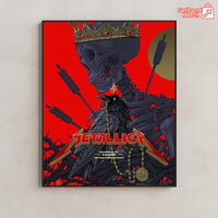 Metallica M72 Columbus May 9 2025 Snake & Skeleton Poster & Canvas - Merch Collect