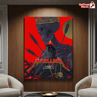 Metallica M72 Columbus May 9 2025 Snake & Skeleton Poster & Canvas - Merch Collect