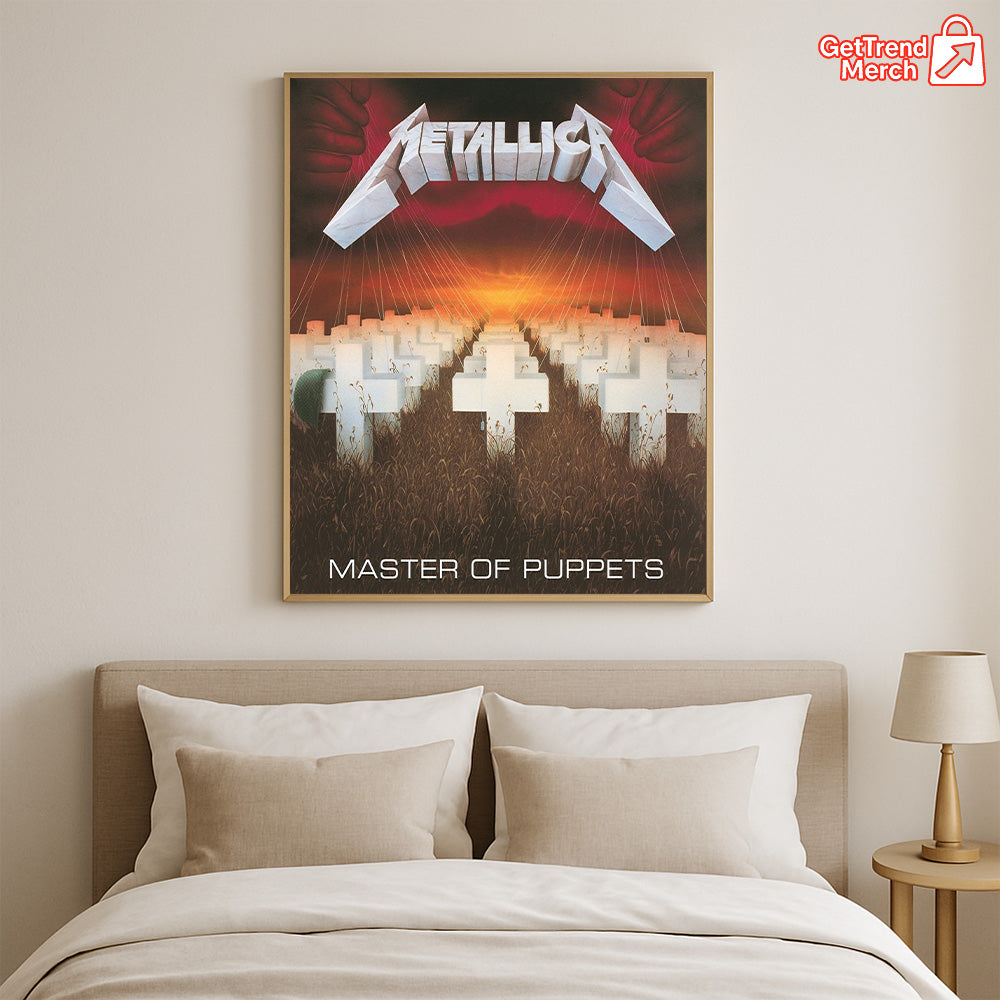 Metallica Master of Puppets Album Cover Poster & Canvas - Merch Collect