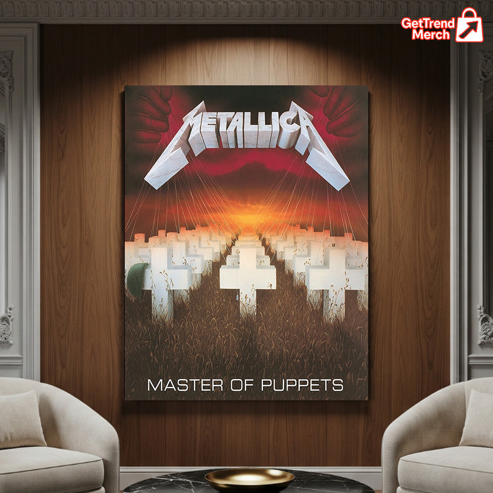 Metallica Master of Puppets Album Cover Poster & Canvas - Merch Collect
