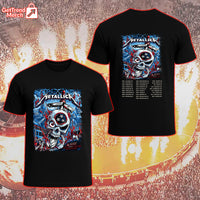 Metallica M72 Nashville 2025 Warrior Skull Setlist Graphic T-Shirt - Merch Collect