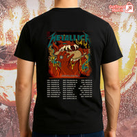 Metallica M72 Philadelphia 2025 Red Monster Bite Tour (Night 1) Graphic T-Shirt - Merch Collect