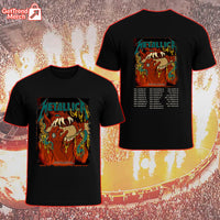 Metallica M72 Philadelphia 2025 Red Monster Bite Tour (Night 1) Graphic T-Shirt - Merch Collect